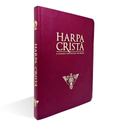 Harpa Cristã Semi Luxo Grande Vinho Harpa Cristã Semi Luxo Grande Vinho