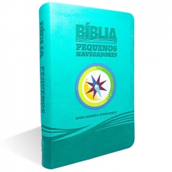 Bíblia Pequenos Navegadores Luxo Verde Bíblia Pequenos Navegadores Luxo Verde