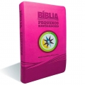 Bíblia Pequenos Navegadores Luxo Rosa