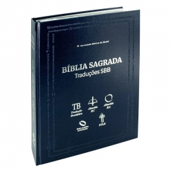 Bíblia Sagrada Traduções SBB | TB | ARC | ARA | NAA | NTLH | Letra Normal | Capa Dura Azul Bíblia Sagrada Traduções SBB | TB | ARC | ARA | NAA | NTLH | Letra Normal | Capa Dura Azul