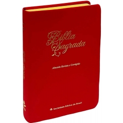 Biblia Sagrada (RC) Letra Gigante - Linha Ouro Vermelha