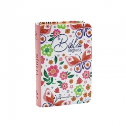 Bíblia Sagrada | Edição de Bolso| NAA | Capa Semiflexível Borboleta Bíblia Sagrada | Edição de Bolso| NAA | Capa Semiflexível Borboleta