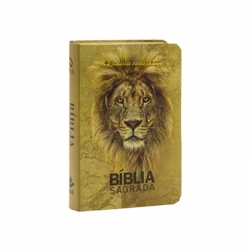 Bíblia Sagrada | Edição de Bolso| NAA | Capa Semiflexível Leão Dourado Bíblia Sagrada | Edição de Bolso| NAA | Capa Semiflexível Leão Dourado