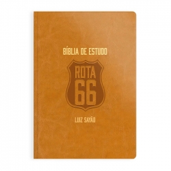 Bíblia de Estudo Rota 66 | NVI | Luiz Sayão | Capa Flexível Caramelo Bíblia de Estudo Rota 66 | NVI | Luiz Sayão | Capa Flexível Caramelo