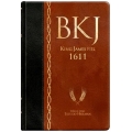 Bíblia King James 1611 | Estudo Holman BKJ | Marrom e Preta