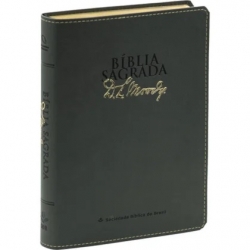 Bíblia de estudo Moody | Letra Grande | Couro sintéctico | Preto Bíblia de estudo Moody | Letra Grande | Couro sintéctico | Preto