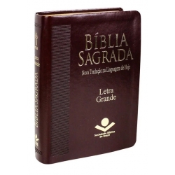 Bíblia Sagrada NTLH045LG | Letra Grande | Castanho