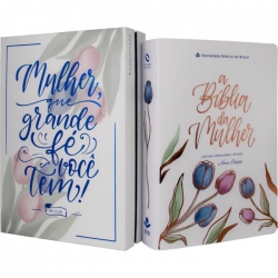 Bíblia da Mulher - Nova Edição - Letra Grande - Capa Branca