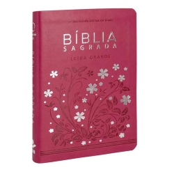 Bíblia Sagrada - RA065LG | Rosa | Letra Grande