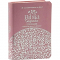 Bíblia Sagrada NAA | NA045LGiLV | Rosa | Letra gigante | Palavras de Jesus a vermelho