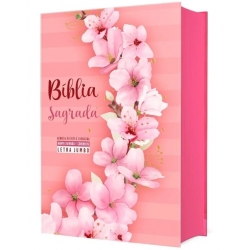 Bíblia Arc Com Harpa Avivada E Corinhos - Letra Jumbo - Capa Dura Ramos Flores