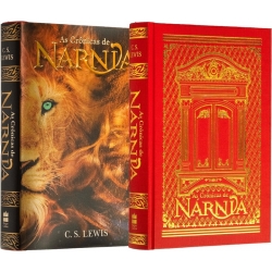 As crónicas de Nárnia - edição comemorativa de 75 anos – capa deluxe com jacket As crónicas de Nárnia - edição comemorativa de 75 anos – capa deluxe com jacket