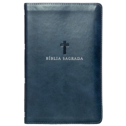 Bíblia Leitura Perfeita - NVI - letra grande - edição de luxo - capa couro-soft azul Bíblia Leitura Perfeita - NVI - letra grande - edição de luxo - capa couro-soft azul