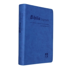 BÍBLIA DN 54C LM | Concordância | Letra Maior | Azul
