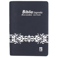 BÍBLIA ARC CONCORDÂNCIA LETRA GRANDE - AZUL