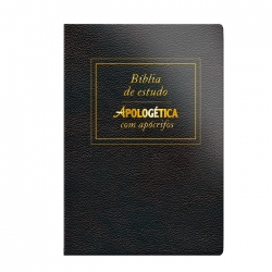 Bíblia Apologética com apócrifos Luxo Preta