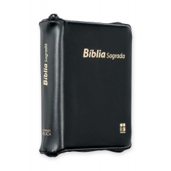 BÍBLIA DN22Z | Preto | Capa vinil | Fecho BÍBLIA DN22Z | Preto | Capa vinil | Fecho