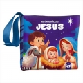 BEBÊ FELIZ - HISTÓRIAS JESUS: LIVRO DE PANO INFANTIL