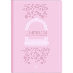 Bíblia A Mensagem Letra gigante Capa flexível Rosa