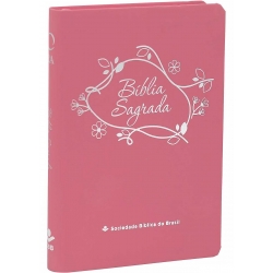 Biblia Sagrada (ARA) Linha Ouro Rosa (RA 065)