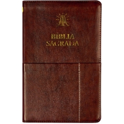 Bíblia Sagrada ACF slim - Capa couro-soft castanha c/ bolso Bíblia Sagrada ACF slim - Capa couro-soft castanha c/ bolso
