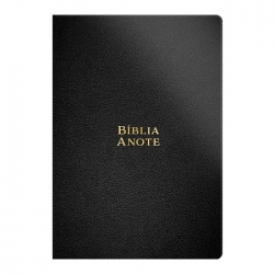 Bíblia Anote - ARC - letra grande - capa luxo - Preta