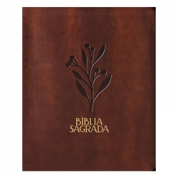 Bíblia Mulheres NVT - Capa luxo Oliveira marrom