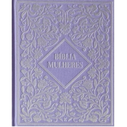 Bíblia Mulheres NVT - Uma Coluna Capa luxo Vintage roxa