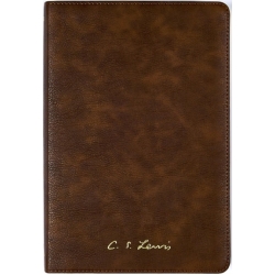Bíblia C. S. Lewis - Capa couro-soft castanho