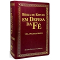 Bíblia de estudo em defesa da fé - vinho