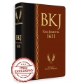 BÍBLIA BKJ FIEL 1611 COM ESTUDO HOLMAN ORIGINAL - CAPA DUOTONE 7ª EDIÇÃO
