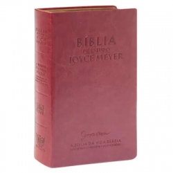 Bíblia de Estudo Joyce Meyer - NVI - luxo marsalla