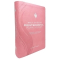 Bíblia de Estudo Pentecostal para Jovens Média Rosa