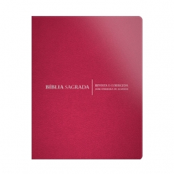 Biblia ARC Compacta Letra Normal Luxo Rosa