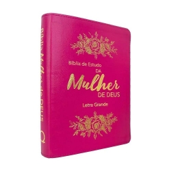 Bíblia De Estudo Da Mulher De Deus | Letra Grande | Harpa