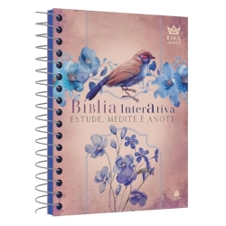 Bíblia Interativa Estude, Medite e Anote - Modelo Paciência - King James - BKJ