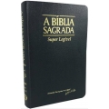 Bíblia ACF Super Legível - Capa Couro Preta