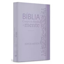 Bíblia Campo de Batalha da Mente - VA - versão amplificada - capa luxo lilás