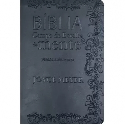 Bíblia Campo de Batalha da Mente - VA - versão amplificada - capa luxo preto