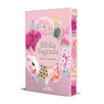 Biblia Sagrada RC Letra Gigante Com Harpa Avivada E Corinhos Capa Dura Circulo Flores