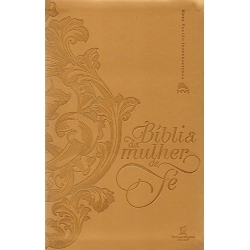 Bíblia da Mulher de Fé Dourada