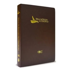 Bíblia de Estudo do Discípulo - Castanha