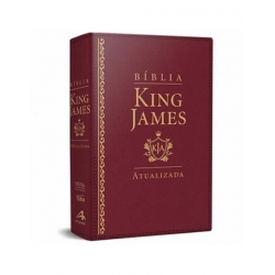 Bíblia King James Atualizada Estudo Letra Grande Vinho Bíblia King James Atualizada Estudo Letra Grande Vinho