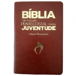 Bíblia de Estudo Pentecostal Para Juventude - Marrom