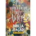 Bíblia em ação de estudo Capa dura Street com beiras pintadas