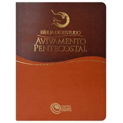 Bíblia de Estudo Avivamento Pentecostal Marrom