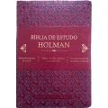 Bíblia De Estudo Holman - Vinho