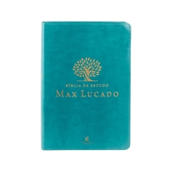Bíblia de estudo Max Lucado - capa verde