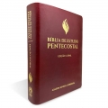 Bíblia de Estudo Pentecostal Grande Luxo Vinho (Edição Global)