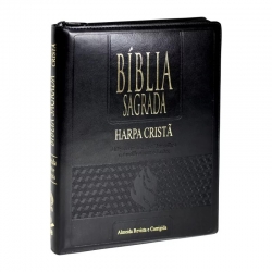 Bíblia Sagrada com Harpa Cristã | ARC | Letra Gigante | Capa Preta C/ Índice Bíblia Sagrada com Harpa Cristã | ARC | Letra Gigante | Capa Preta C/ Índice